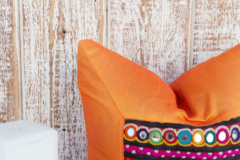 Siya Indian Silk Decorative Pillow