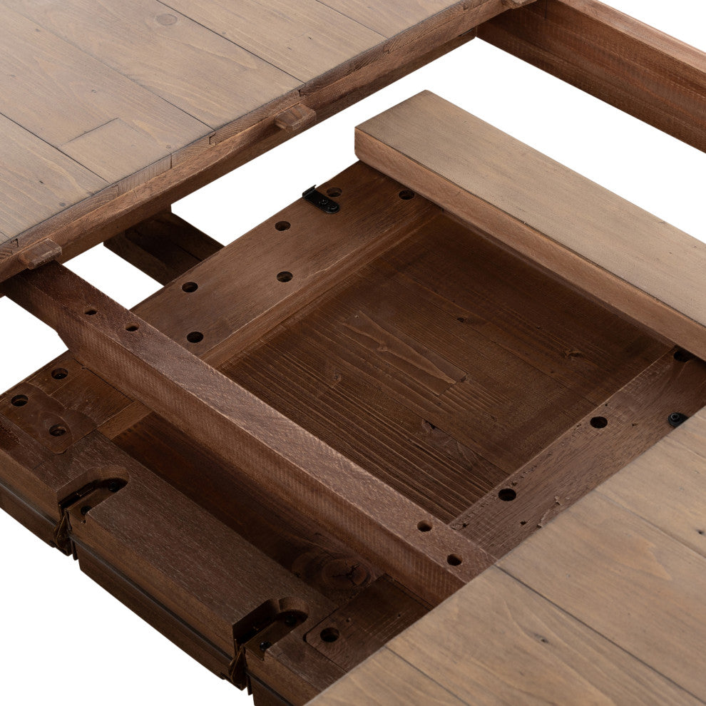 Everson 71" Extension Dining Table, Teak