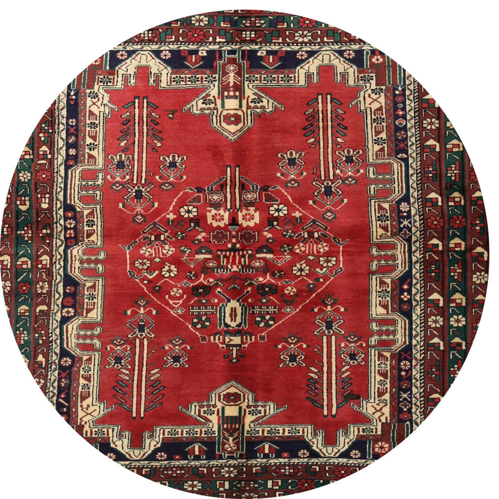 Ahgly Company Indoor Round Traditional Area Rugs, 3' Round
