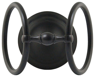 MODONA's 17" Counter Top Hand Towel Ring, Rubbed Bronze