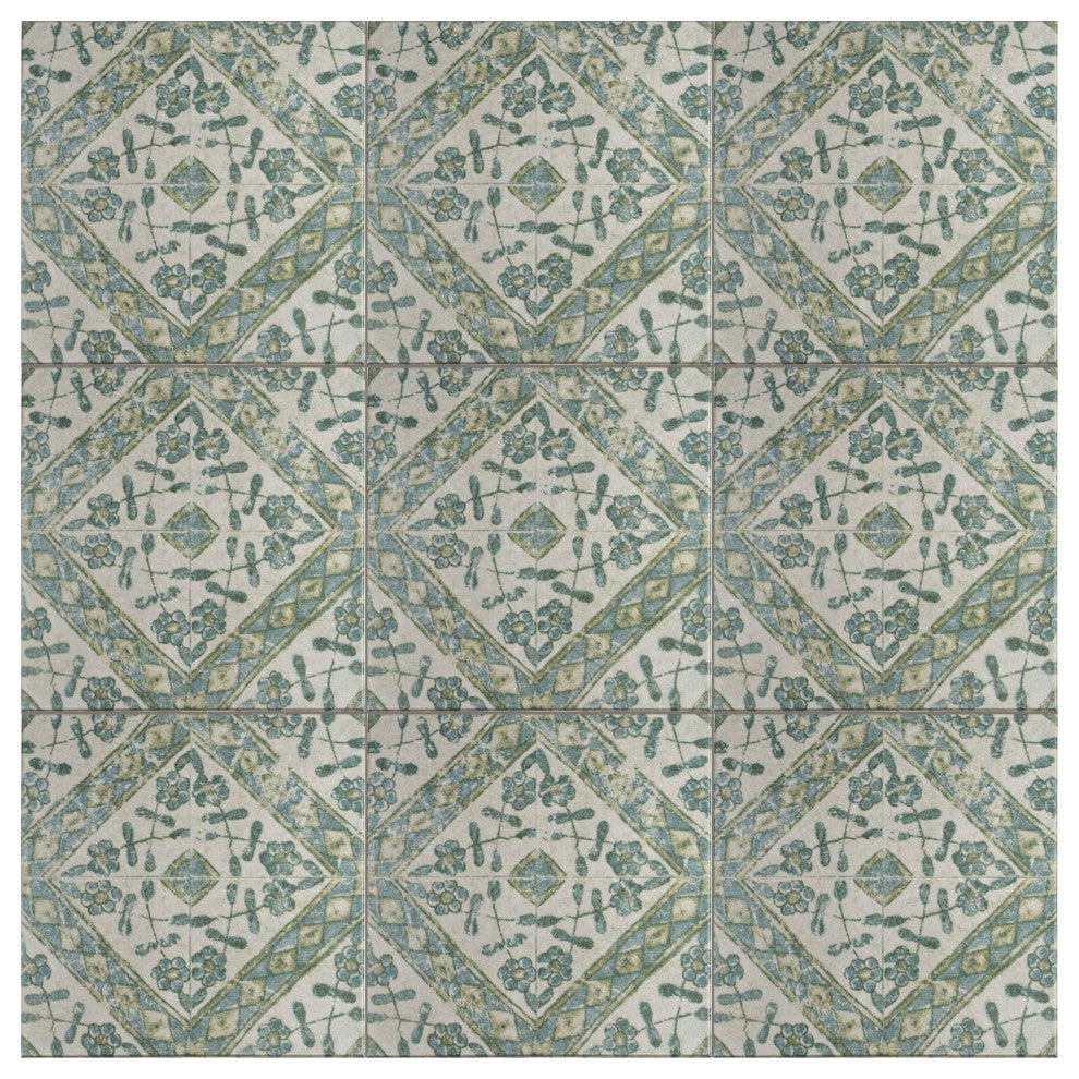 Klinker Retro Quarry Floor and Wall Tile, Bergenia