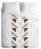 Iveta Abolina Geo Wood 4 Duvet Cover Set, Twin XL
