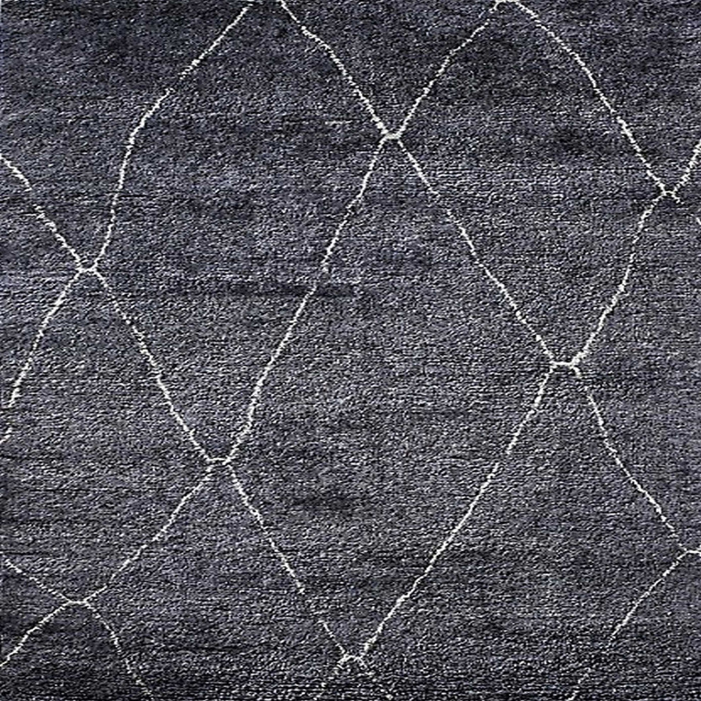 Ahgly Company Indoor Square Mid-Century Modern Area Rugs, 4' Square