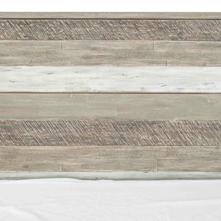 Bridges Queen Platform Bed in Two Tone Acacia Wood