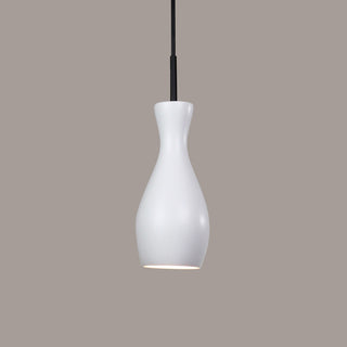 Amphora Mini Pendant, Satin White