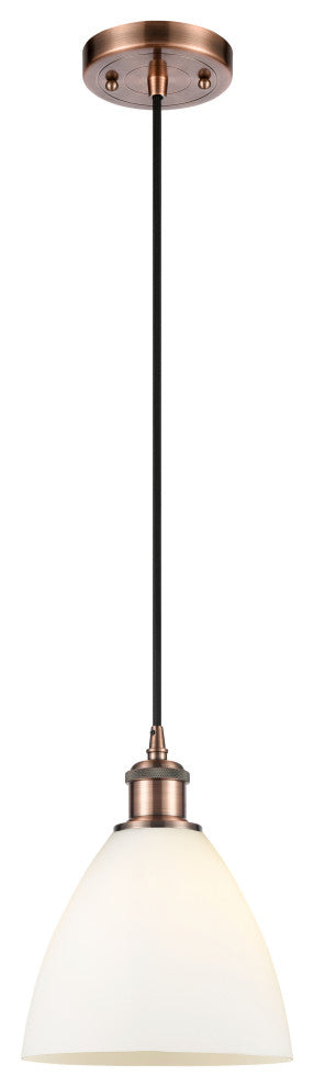 Innovations 516-1P-AC-GBD-751-LED 1 Light Pendant, Antique Copper