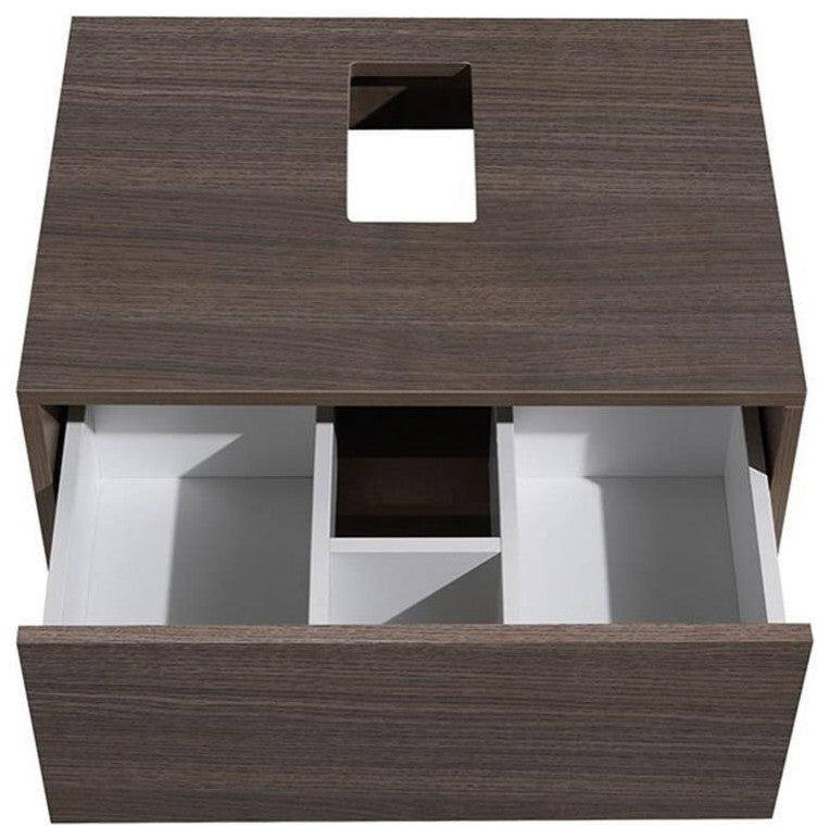 Fresca Potenza Gray Oak Modern Bathroom Cabinet