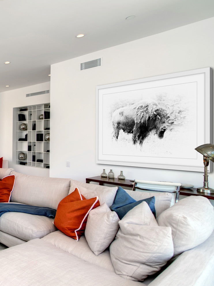 Marmont Hill, "Burly Beast" Framed Painting Print, 18x12