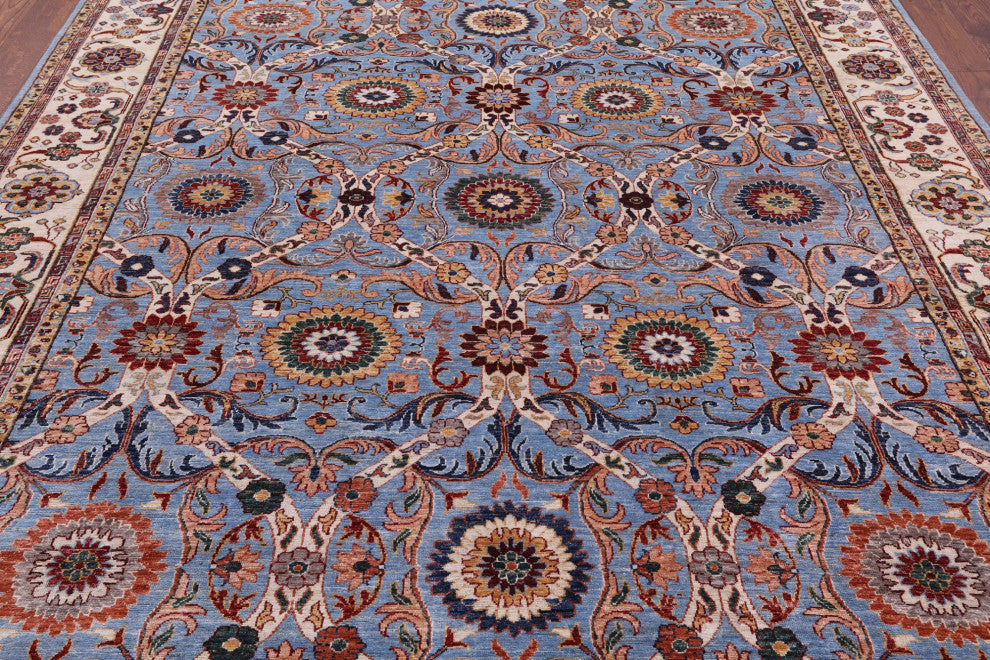 Hand Knotted Persian Tabriz Wool Rug 8' 4" X 9' 10" Q9991