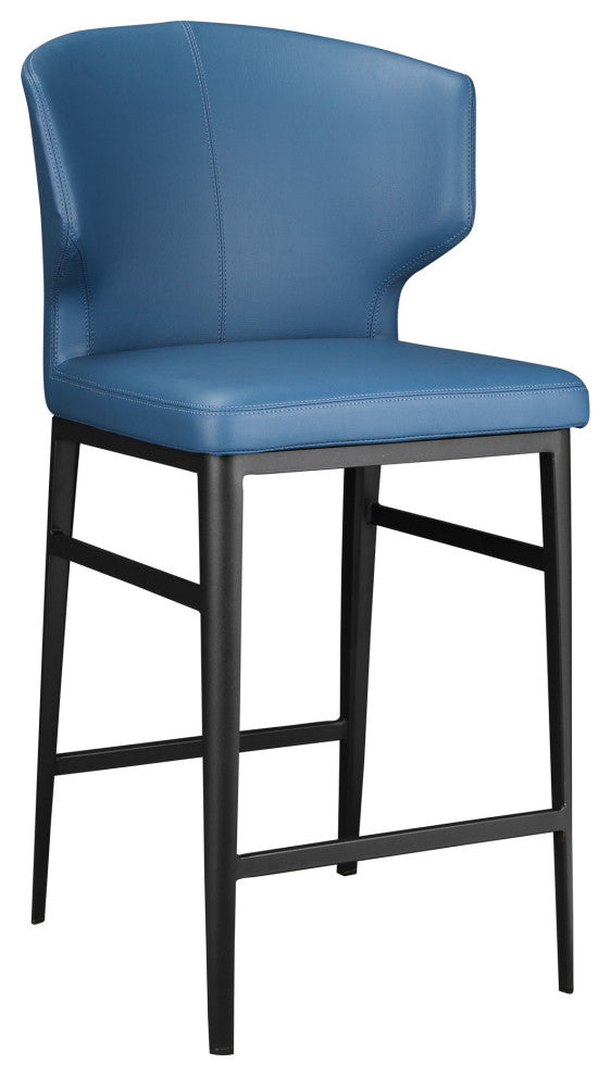 Delaney Counter Stool Steel Blue