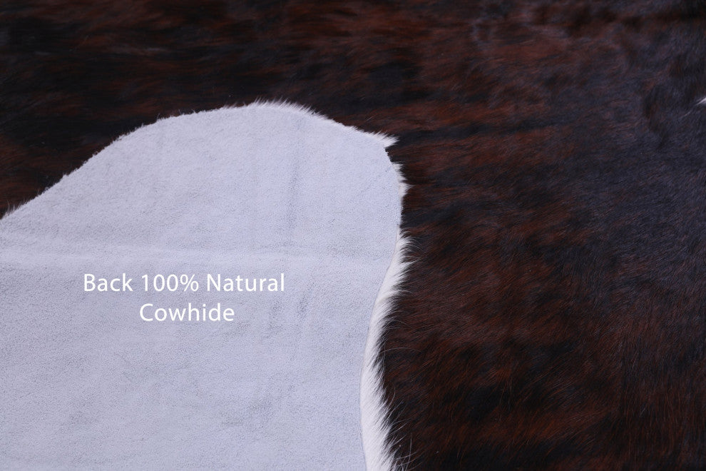 6' 8" X 6' 3" Natural Cowhide Rug C1951