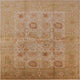 Ahgly Company Indoor Square Mid-Century Modern Area Rugs, 3' Square