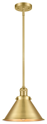 Briarcliff 1 Light Mini Pendant, Satin Gold, Satin Gold