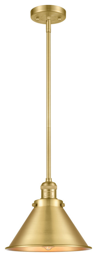 Briarcliff 1 Light Mini Pendant, Satin Gold, Satin Gold