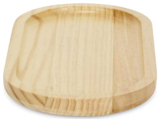 Kishen Ridge Oblong Natural Wood Glossy Tray