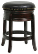 24" Hamilton Swivel Stool, Cappuccino