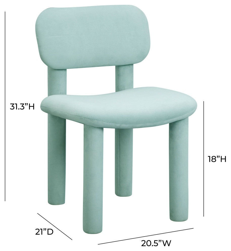 Elise Dining Chair, Pale Blue