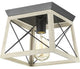 Progress Lighting Briarwood 1-Light Flush Mount, Graphite