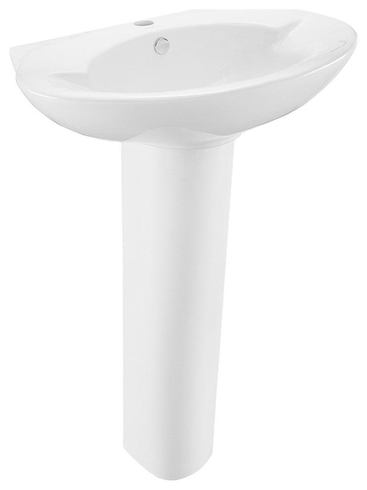 Plaisir Rounded Basin Pedestal Sink