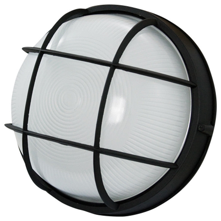EL-120L Exterior Wall Mount Fixture, Black, Black