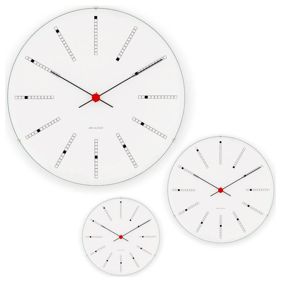 Arne Jacobsen Bankers Wall Clock, 48cm