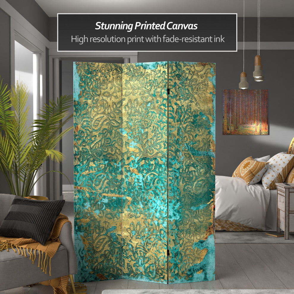 6' Tall Beneath the Waves Canvas Room Divider