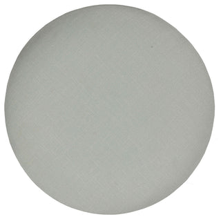 Cortesi Home Hosta 19" Round Storage Ottoman in Beige Linen