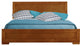 Oak Wood Twin Platform Bed