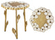 TOV Furniture Flor Handpainted Side Table