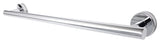 Manor 24" Glass Mounted Towel Bar, Polished Chrome