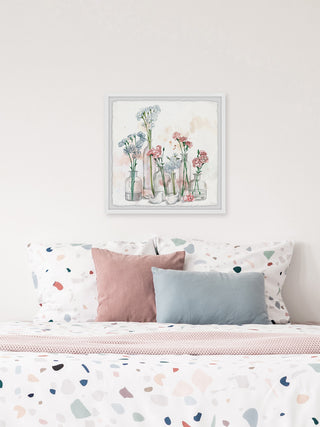 "Clearly Blossoms" Framed Painting Print, 12"x12"