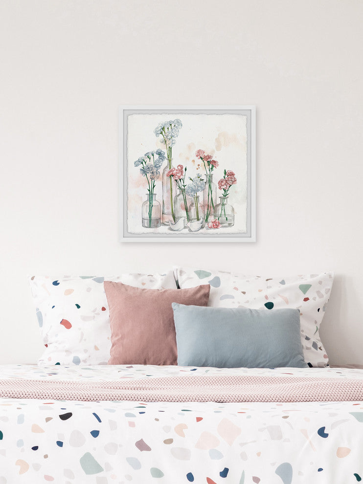 "Clearly Blossoms" Framed Painting Print, 12"x12"