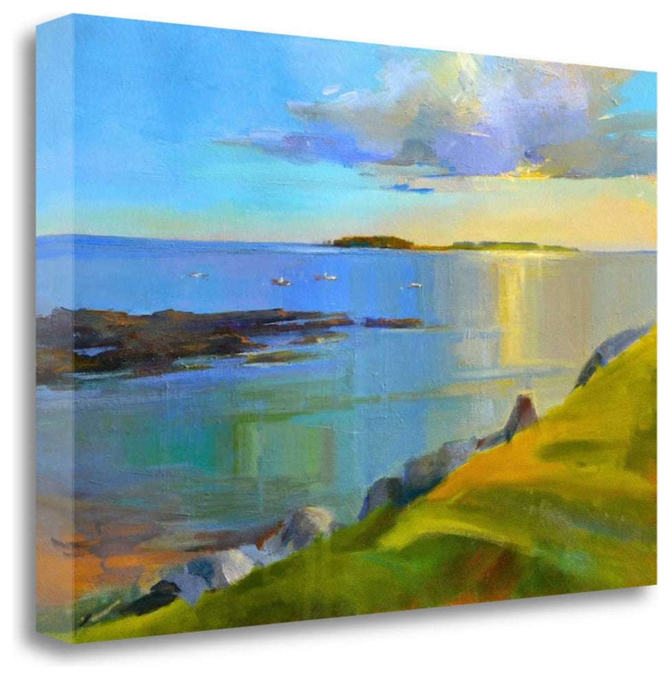 "Kettle Cove Boats 2" By Holly Ready, Giclee Print on Gallery Wrap Canvas