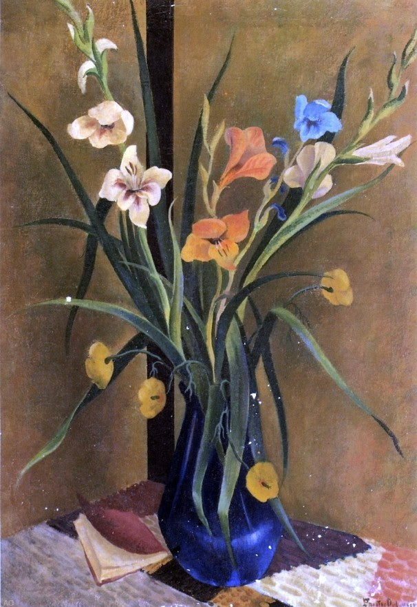 Preston Dickinson Flowers in a Vase, Gallery Wrapped Canvas Print, 18"x27"