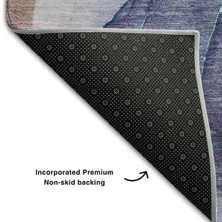 Premium Machine Washable Mayfield AMF504 Navy 8' x 10' Rug