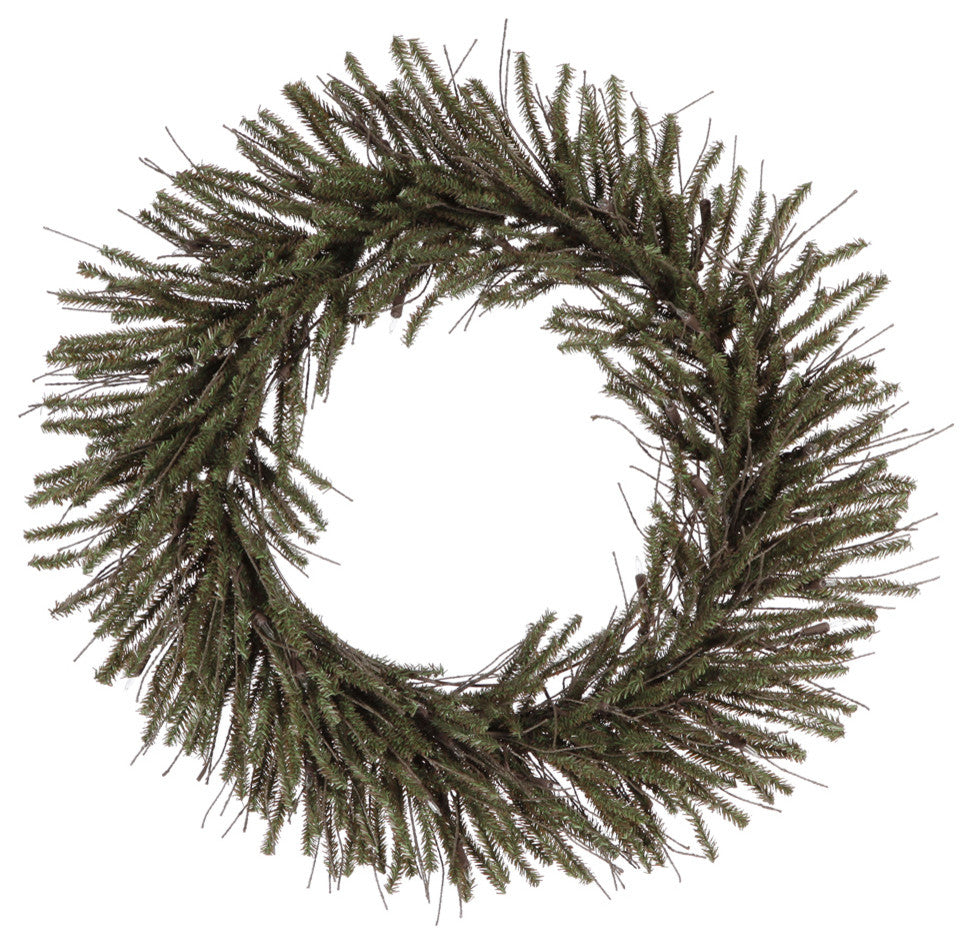 Vickerman Vienna Twig Wreath, 300 Tips, 24"