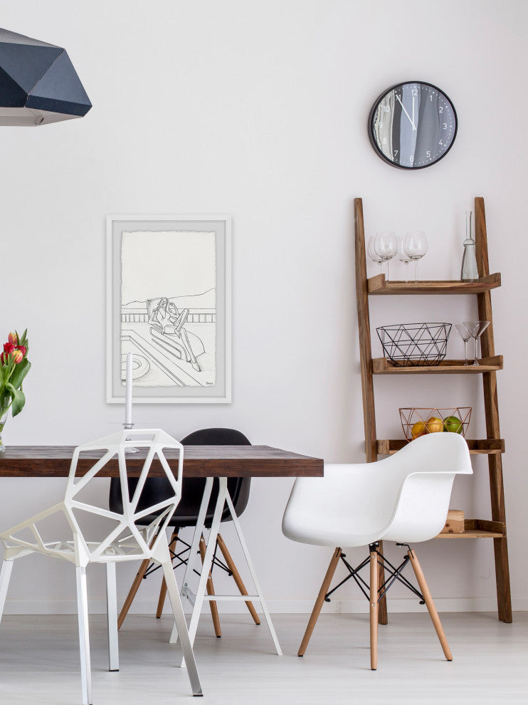 "Summer Chill" Framed Painting Print, 30"x45"