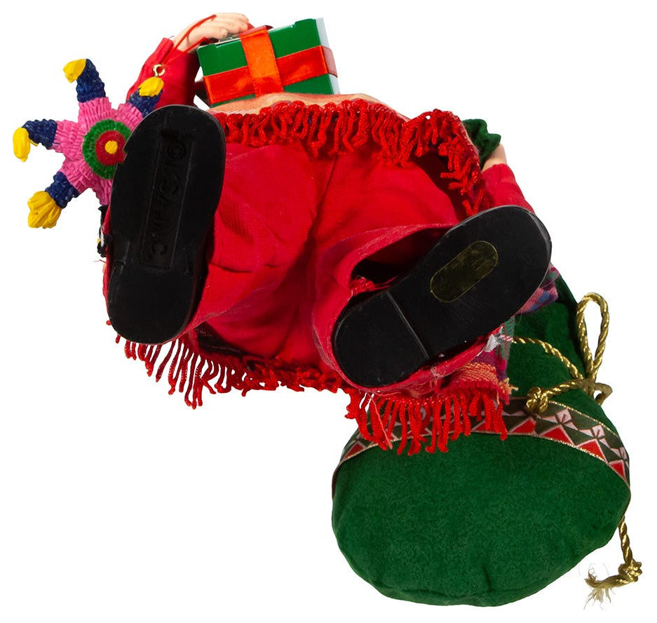 Kurt Adler 11" Fabriche Musical Mexican Santa