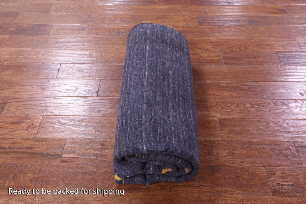 5' 0" X 7' 0" Persian Gabbeh Handmade Wool Rug - Q15277