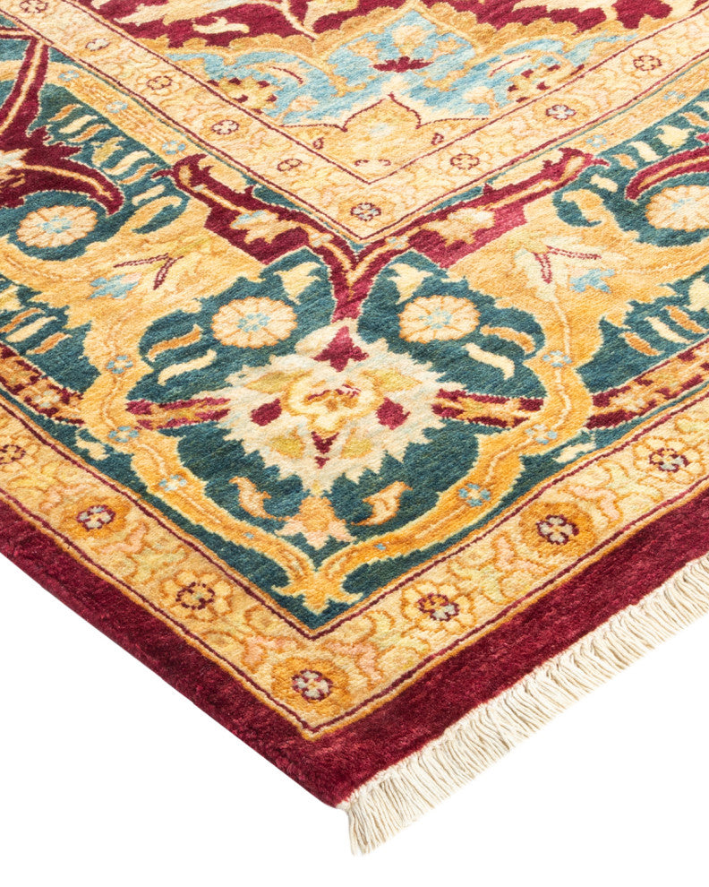 Mogul, One-of-a-Kind Hand-Knotted Area Rug Red, 6'2"x8'8"