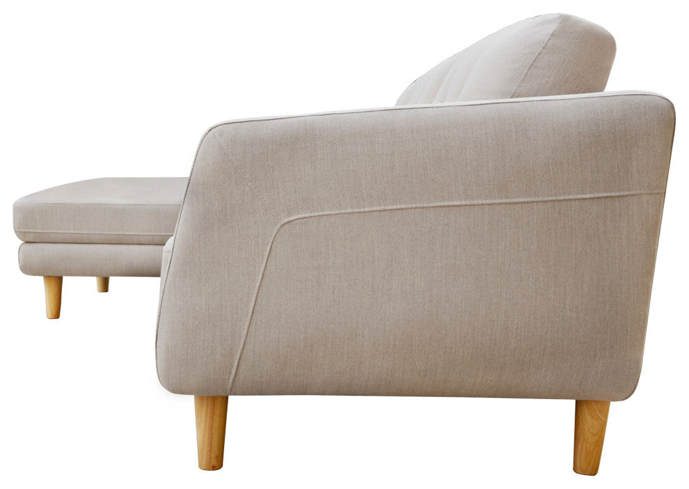 First of A Kind Corey Sectional Beige Left