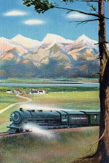 The Northern Pacific Scenic Route - Canvas Poster 20" x 30"