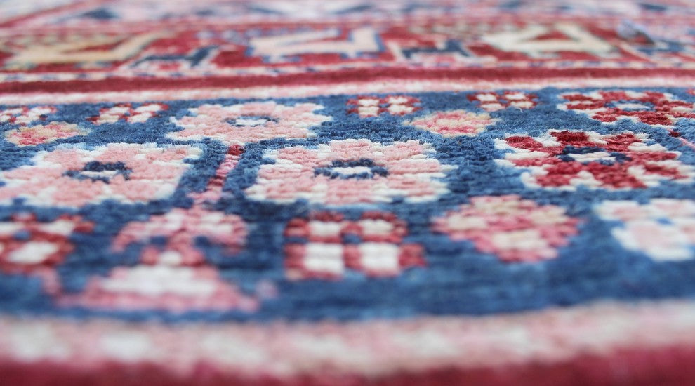 Khurgeen Fatma Red/Ivory Rug, 2'8x10'5