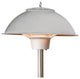 Modern Efficient Standing Electric Heater, Silver, 81.6"