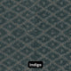 Diamond Pattern 3/8 Thick Indoor Area Rug Carpet, Indigo, 4x6