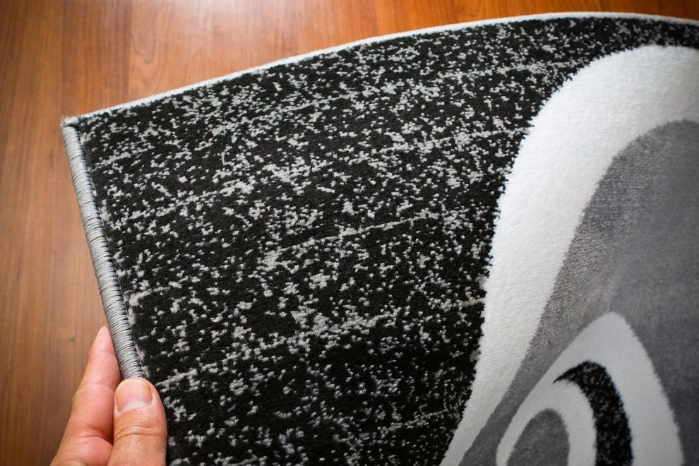 Persian Rugs Modern Trendz Collection 0327, Gray, 5'2"x7'2"