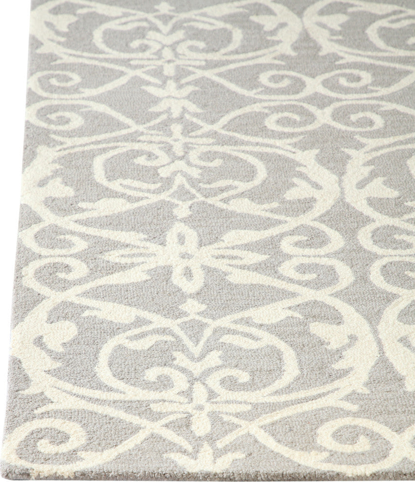Galleria 7864-910 Area Rug, Silver, 3'3"x5'3"