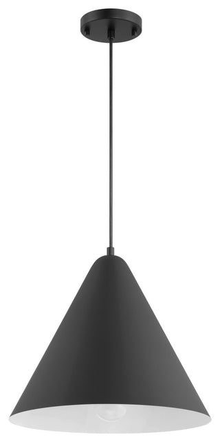Ford LED Pendant, Replaceable LED, Matte Black, 14.25in