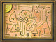 Paul Klee Contemplation - 16" x 24" Framed Premium Canvas Print
