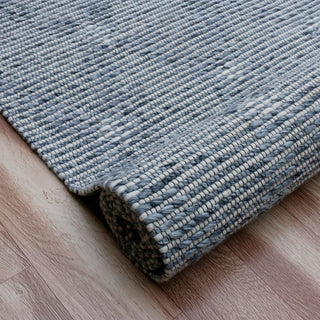 Camden Blue/Ivory Transitional Diamond Wool Indoor Area Rug, 9' x 12'